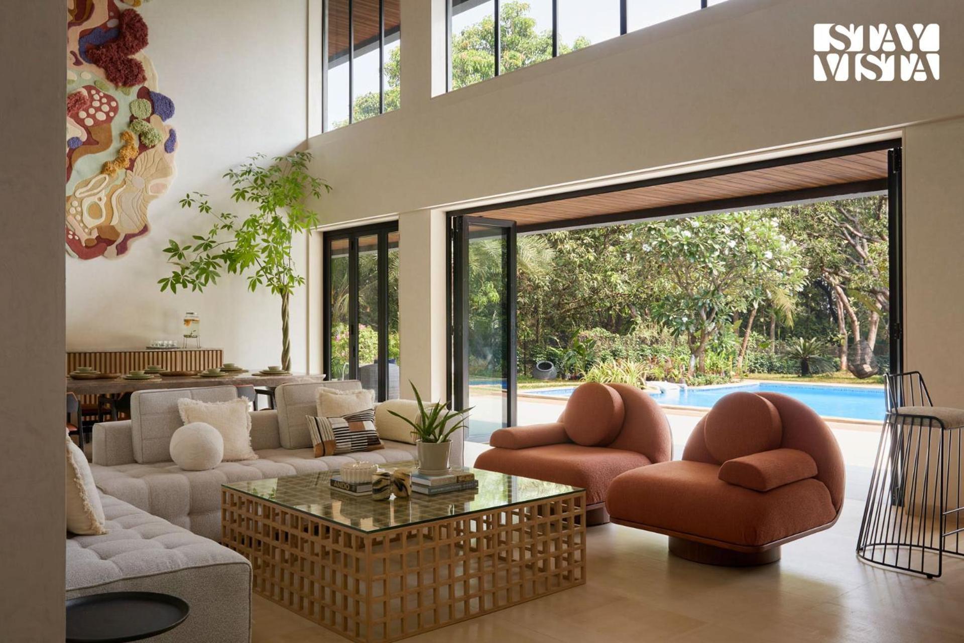 Reflection House By Stayvista With Pool, Terrace Bar, Indoor Games & Exquisite Interiors In A Nutshell آليباغ المظهر الخارجي الصورة