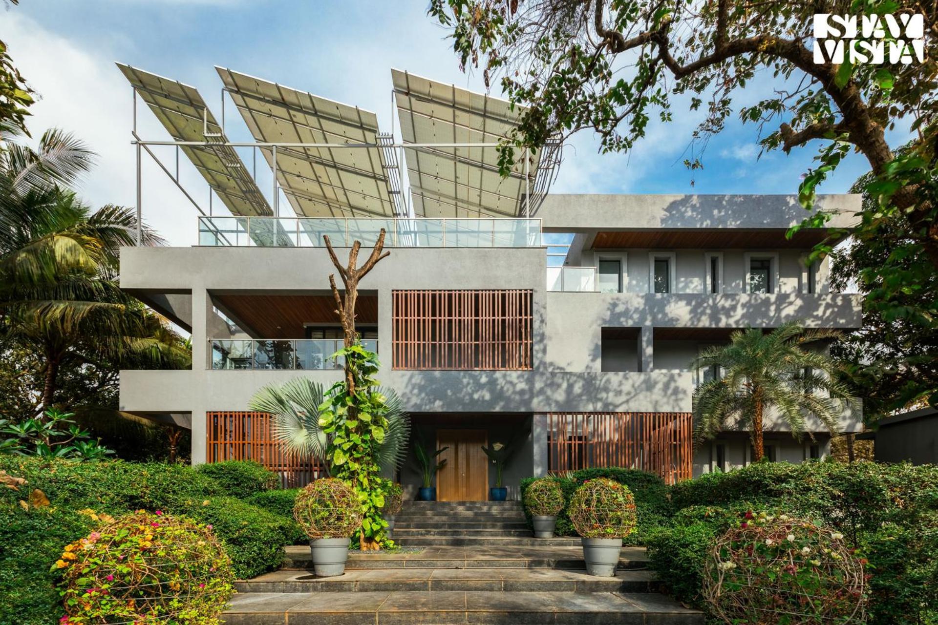 Reflection House By Stayvista With Pool, Terrace Bar, Indoor Games & Exquisite Interiors In A Nutshell آليباغ المظهر الخارجي الصورة